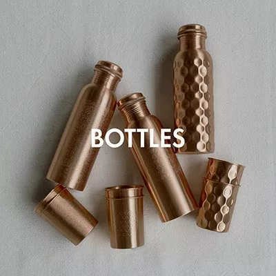 Stainless steel & copper bottles & mugs