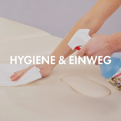Physiobedarf: Hygiene- & Einwegprodukte