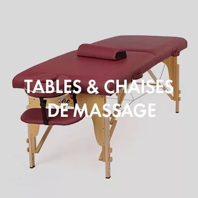 Tables & chaises de massage, pliantes & stationnaires