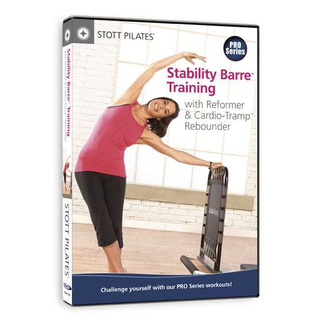 STOTT PILATES DVD - Stability Barre Training with Reformer & Cardio-Tramp 