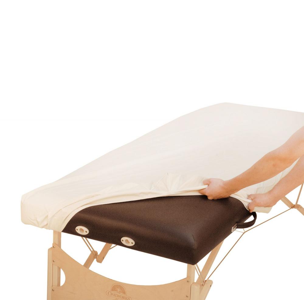 Housse en PU résistante à l'huile pour tables de massage M: 72-76 x 200 cm (XL)