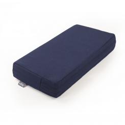 Mandir cushion, rectangular night blue