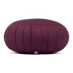 Meditation cushion ZAFU ECO | Filling: spelt hulls aubergine