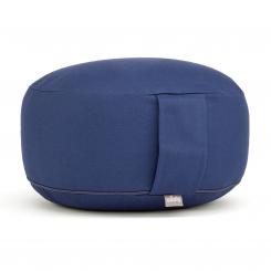 Meditation cushion RONDO ECO |spelt hull filling dark blue