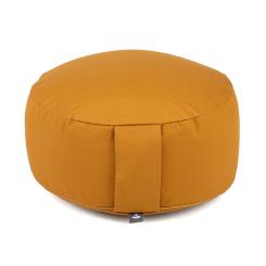 Meditation cushion RONDO ECO |spelt hull filling spruce yellow