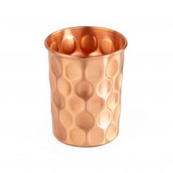Copper cups, set of 2, 250 ml, copper Diamond Etching