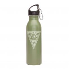 Edelstahl-Trinkflasche, 700 ml, unifarben mit Print OM Triangle
