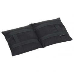 Yoga Sandsack mit 2 Kammern schwarz