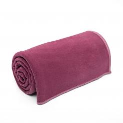 Serviette pour tapis de yoga Flow Towel L aubergine 