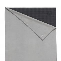 Yogatuch GRIP ² Yoga Towel mit Antirutschnoppen hellgrau
