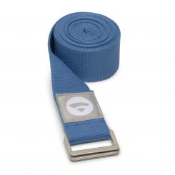 PADMA yoga belt with buckle blue (moonlight blue)