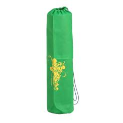 Sac de transport pour tapis de yoga EASY BAG vert / fleur jaune