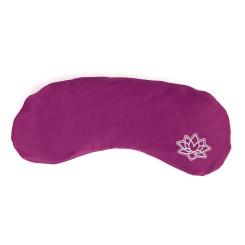 Yoga Augenkissen LOTUS mit Lavendel, Modal aubergine