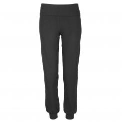 Yamadhi Roll Down Yoga Pants w. ankle cuffs, organic cotton, black L