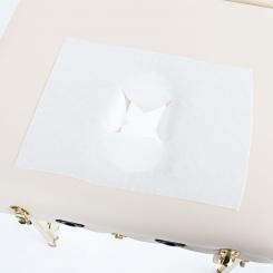 Serviettes jetables en papier pour têtière et cavité faciale 100 pièces, 40x30,5 cm