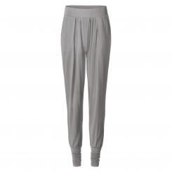 CURARE Flow long pants, wide cuffs, silver shadow 