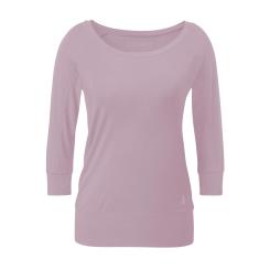 CURARE Flow Shirt Boat Neck 3/4 Arm, dusky pink 