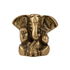 Ganesha Figur aus Messing, klein 3 cm