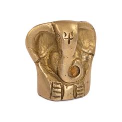 Small Ganesha Figure Made of Brass 5 cm
