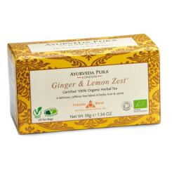 Ayurveda Pura Tea Ginger & Lemon Peel (Tridoshic Blend) 20 bags 