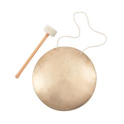 Gong from bodhi, brass, incl. felt mallet 