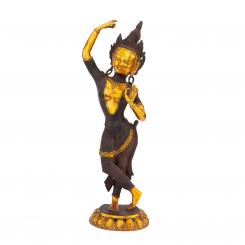 Statuette de Mahadevi, laiton, 50 cm 