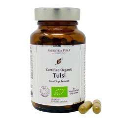 Ayurveda Pura Tulsi capsules, organic, 60 pcs. 