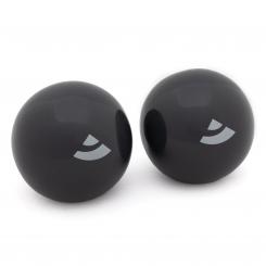 Balles lestées de Pilates, anthracite 2x 450 g, Ø 9 cm