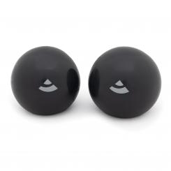 Pilates Toning Balls, anthracite 2x 500 g, Ø 12 cm