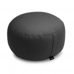 Meditation cushion RONDO CLASSIC standard removable | spelt hull | anthracite (cotton twill)