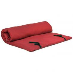 Shiatsu (EXTRA-LARGE) mat with non-removable cover 200x200 cm | burgundy | 4 layers