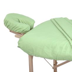 Welltouch Flannel set (3 pcs) Cotton 79-84x185cm green