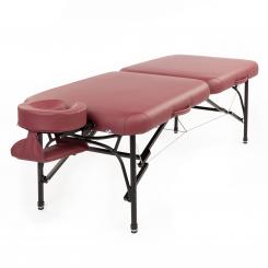 Table de massage VOYAGER LIGHT, sous-construction noire bordeaux