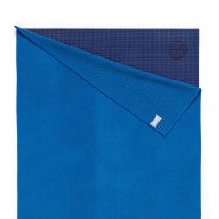 Yogatuch GRIP ² Yoga Towel mit Antirutschnoppen blau