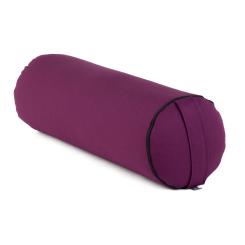 Bolster de yoga CLASSIC aubergine | kapok