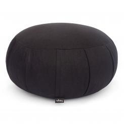 Meditation cushion ZAFU CLASSIC black (cotton twill) | kapok