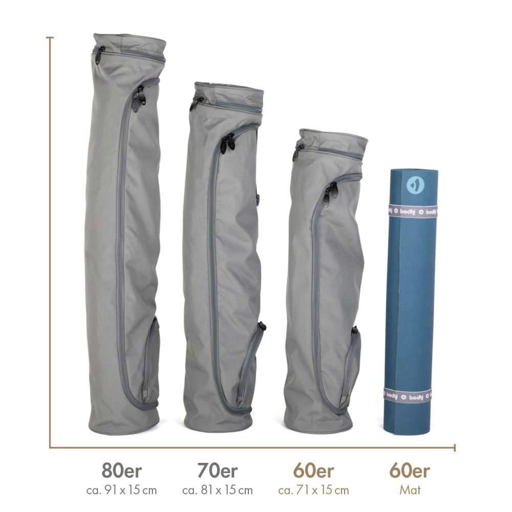 ASANA 60 Yoga Mat Bag with end pocket - fits 60cm wide Yoga Mats - Ruth  White Yoga Products Ltd