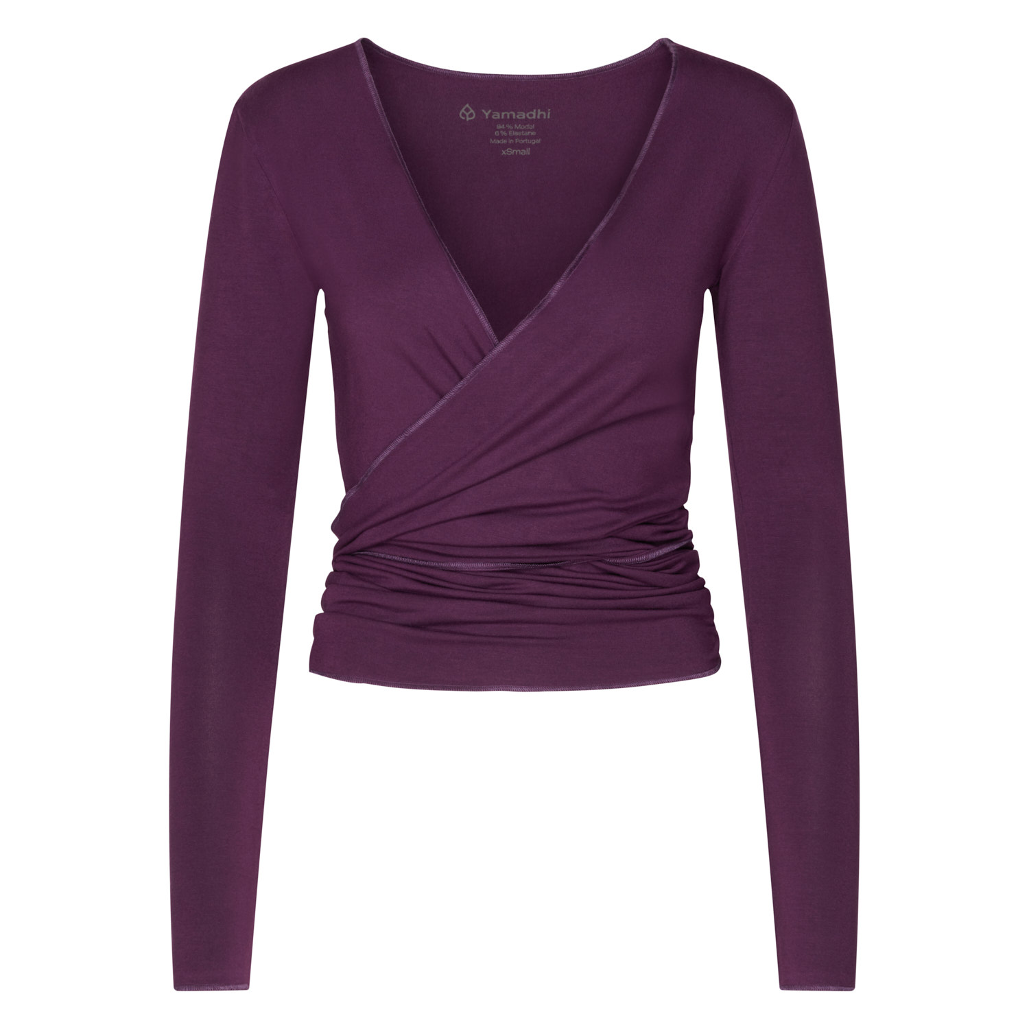 Yoga Wickelshirt Wrap Top langarm für Damen – Yoga Boutique