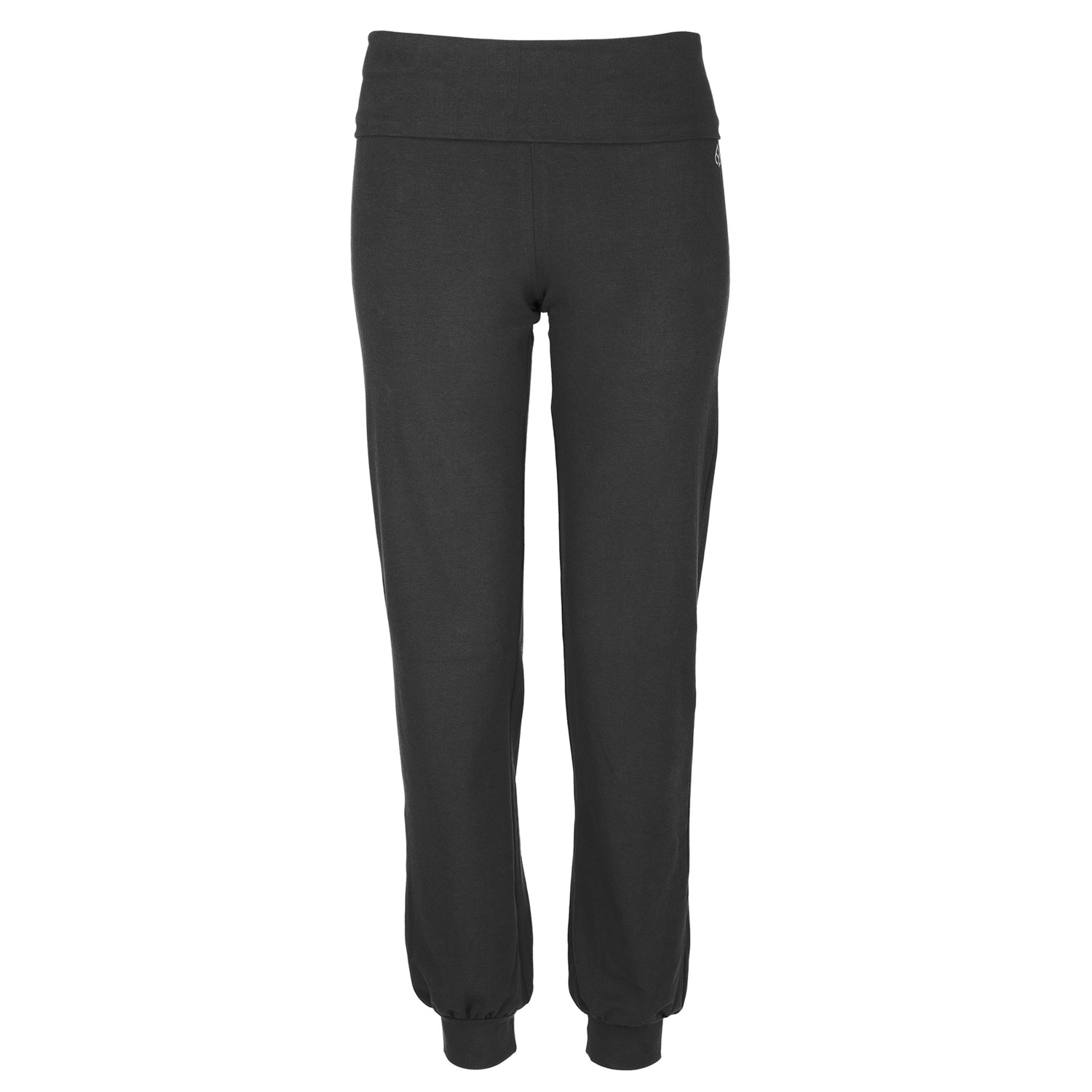 Pantalon de yoga Confort Femme - Coton Bio Noir - Vêtements de